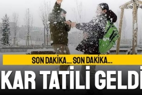 Ağrı'da Okullara Kar Tatili