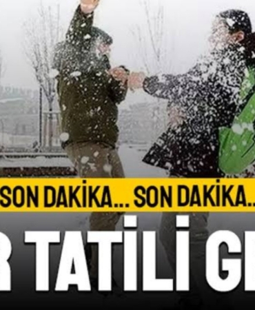 Ağrı'da okullara kar tatili