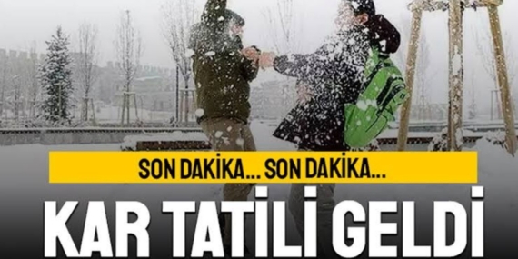 Ağrı'da Okullara Kar Tatili