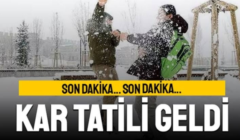Ağrı'da okullara kar tatili