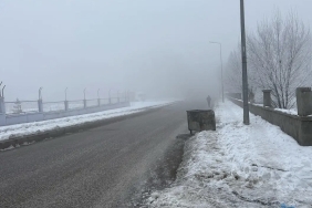 Ağrılılar Sabaha Sisli Havayla Uyandı