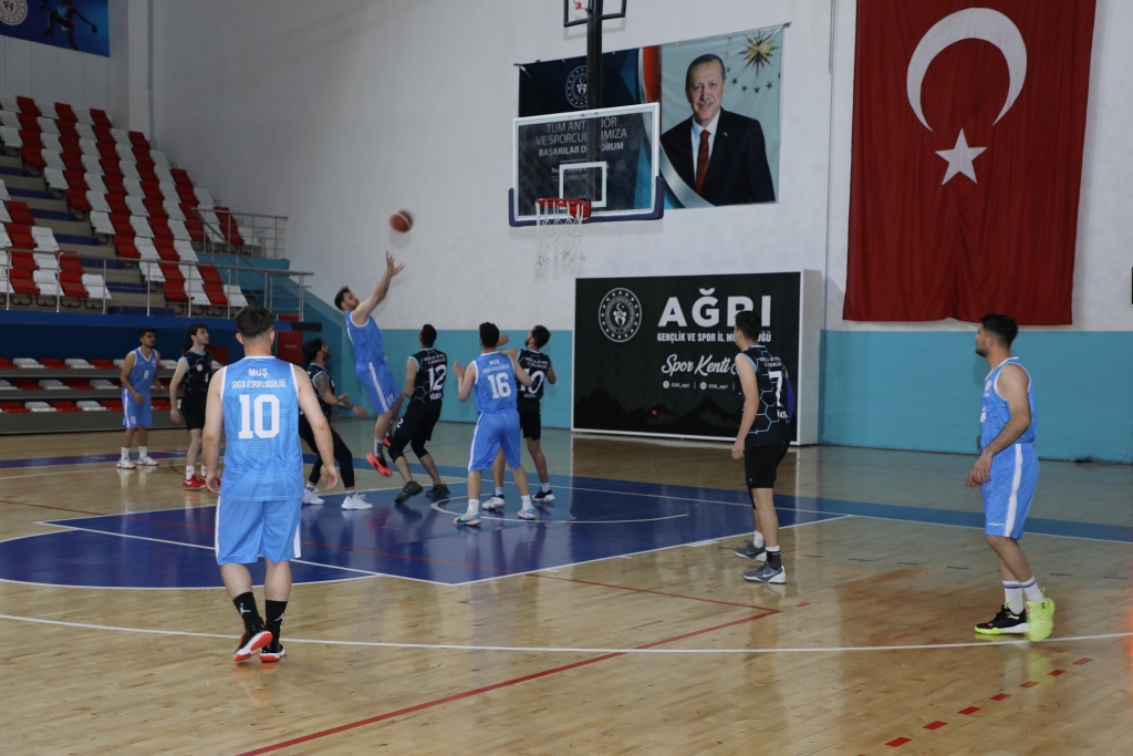 Yurt lig basketbol heyecanı ağrı'da Başladı