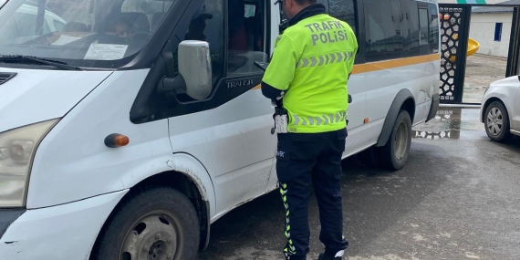 Ağrıda 114 Okul Servisi Denetlendi