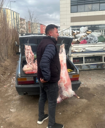 Açıkta Satışı Yapılan 150 Kilogram Et İmha Edildi
