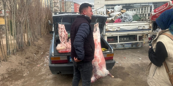 Açıkta Satışı Yapılan 150 Kilogram Et İmha Edildi