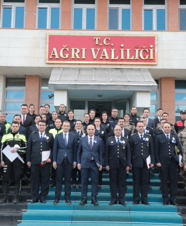 Ağrı’da türk polis teşkilatı’nın 180. Yıl dönümü törenlerle kutlandı
