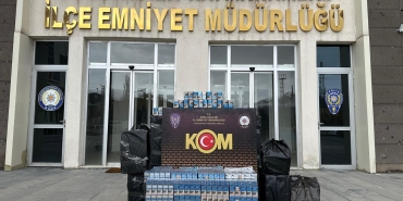 10 bin paket kaçak sigara ele geçirildi