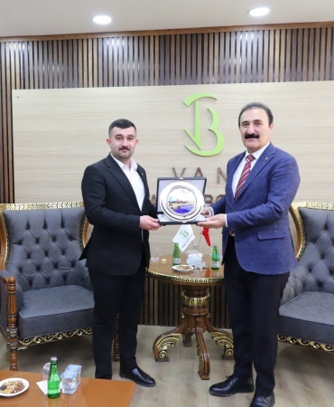 Başkan yıldırım ve yönetiminden van ticaret borsasına ziyaret 