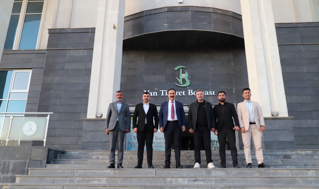 Başkan yıldırım ve yönetiminden van ticaret borsasına ziyaret 