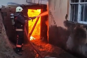 Doğubayazıt'da Yangın Paniği