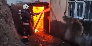 Doğubayazıt'da yangın paniği