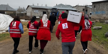 Patnos türk kızılay’dan gönüllere dokunan yardım eli