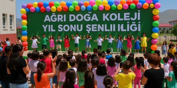 Ağrı Doğa Koleji Yıl Sonu Şenliği Coşkusu