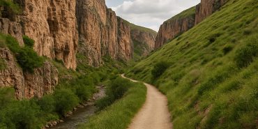 Ağrı doğal koridor göz alıcı yürüyüş alanları