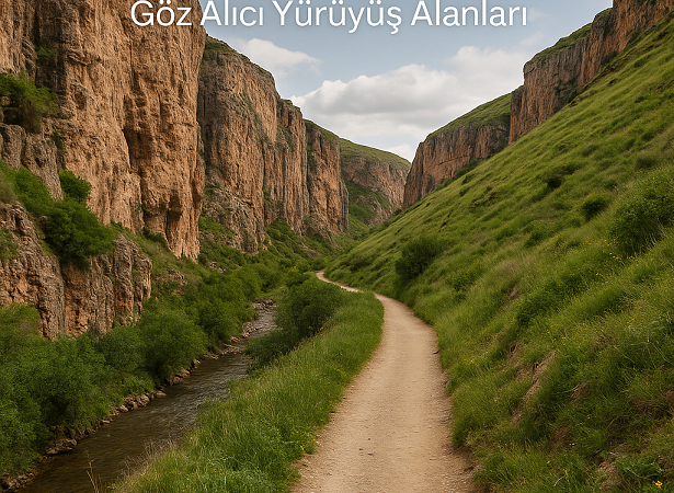 Ağrı doğal koridor göz alıcı yürüyüş alanları