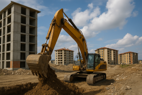 Ağrıda inşaat hareketliliği hız kazandı