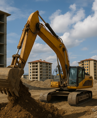 Ağrıda inşaat hareketliliği hız kazandı