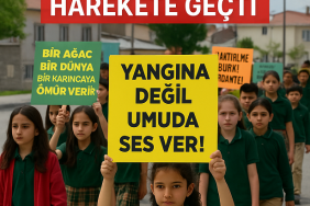 Eleşkirt Orman Yangınları İçin Öğrenciler Harekete Geçti