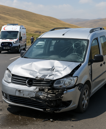 Tutak trafik kazası: yaralananlar hastaneye sevk edildi