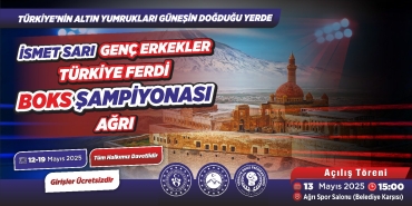 Ağrı, türkiye boks Şampiyonası'na ev sahipliği yapacak  