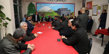 Bursa eleşkirtliler derneği'nde başkan yakut ile buluşma