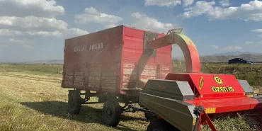Ağrı hasat sezonu Çiftçiler yoğun Çalışıyor