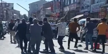 Ağrı kavga meydanda sopalı kavga video ile yaşandı