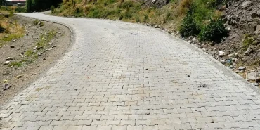 Ballıbostan köyü yol Çalışması tamamlandı