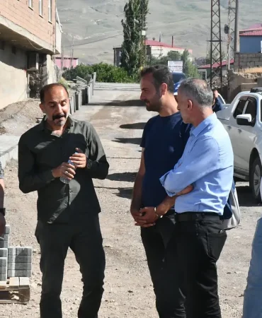 Doğubayazıt kervan sokak asfalt Çalışmaları başladı