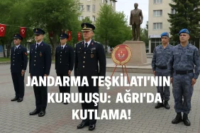 Jandarma Teşkilatının kuruluşu Ağrıda kutlama