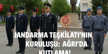 Jandarma teşkilatının kuruluşu ağrıda kutlama