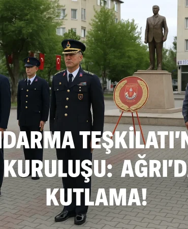 Jandarma teşkilatının kuruluşu ağrıda kutlama