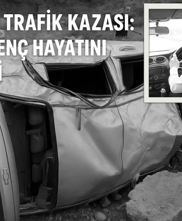 Samsun trafik kazası ağrılı genç hayatını kaybetti