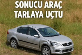 Tutak Trafik Kazası Sonucu Araç Tarlaya Uçtu