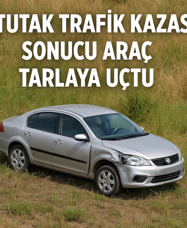Tutak Trafik Kazası Sonucu Araç Tarlaya Uçtu