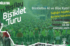 Yeşilay bisiklet turuyla bağımlılığa dikkat çekildi