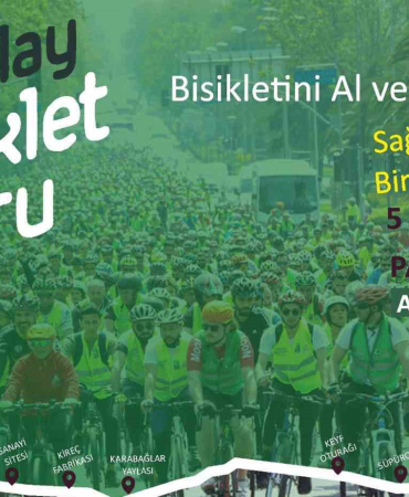 Yeşilay bisiklet turuyla bağımlılığa dikkat çekildi