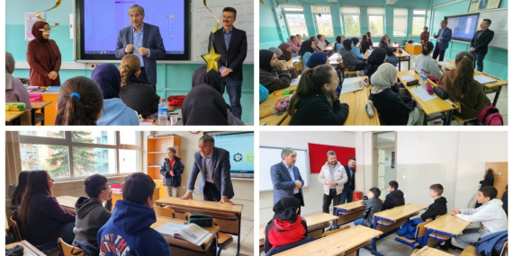 LGS YKS Destek Ziyareti ile Öğrencilere Moral
