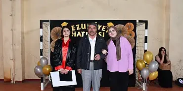 Patnos kiptaş ortaokulu mezuniyeti coşkuyla kutlandı