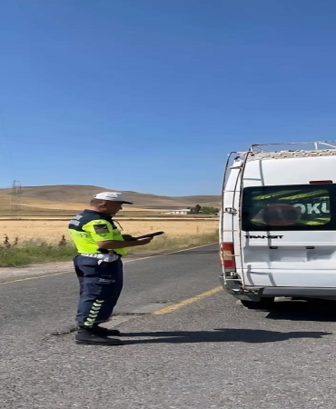 Ağrı trafik denetimi 5 gözaltı ve 21 araca ceza