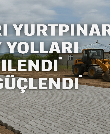 Ağrı yurtpınar köy yolları yenilendi ve güçlendi