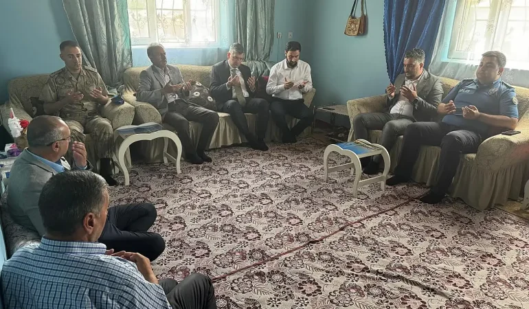 Diyadin Şehit aileleri ziyareti destek sürüyor