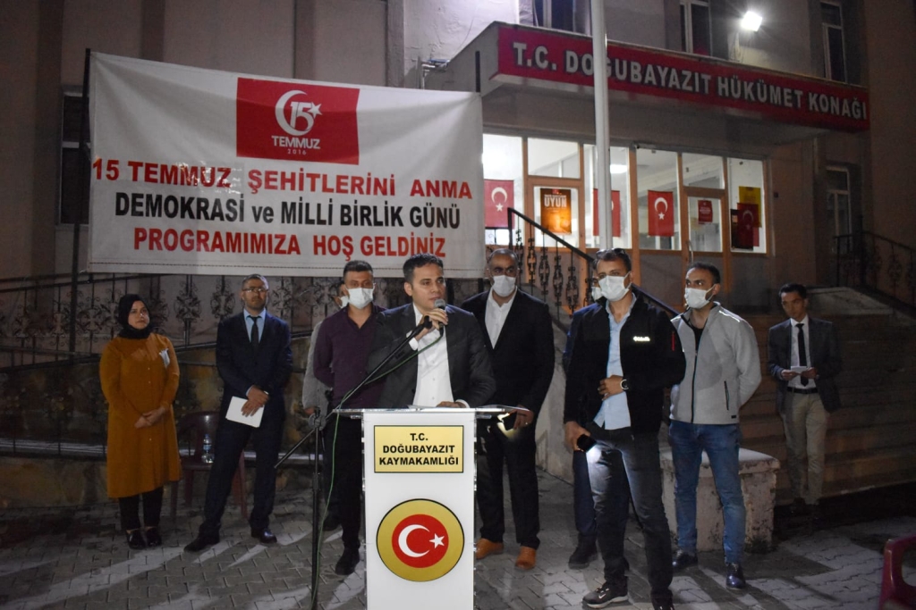 Doğubayazıt 15 Temmuz Etkinlikleri Düzenlendi