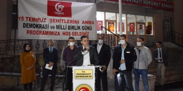 Doğubayazıt 15 temmuz etkinlikleri düzenlendi