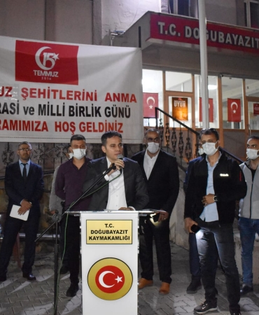 Doğubayazıt 15 Temmuz Etkinlikleri Düzenlendi