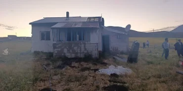 Eleşkirt yangın haberi zamanında İtfaiye müdahalesi