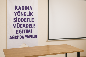 Kadına Yönelik Şiddetle Mücadele Eğitimi Ağrıda Yapıldı