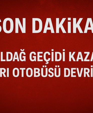 Kızıldağ geçidi kazası ağrı otobüsü devrildi