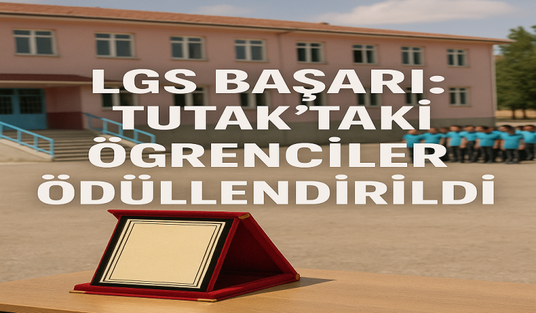 Lgs başarı tutaktaki Öğrenciler Ödüllendirildi