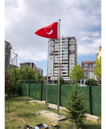 Diyadin bayrak asma etkinliği ile birlik mesajı